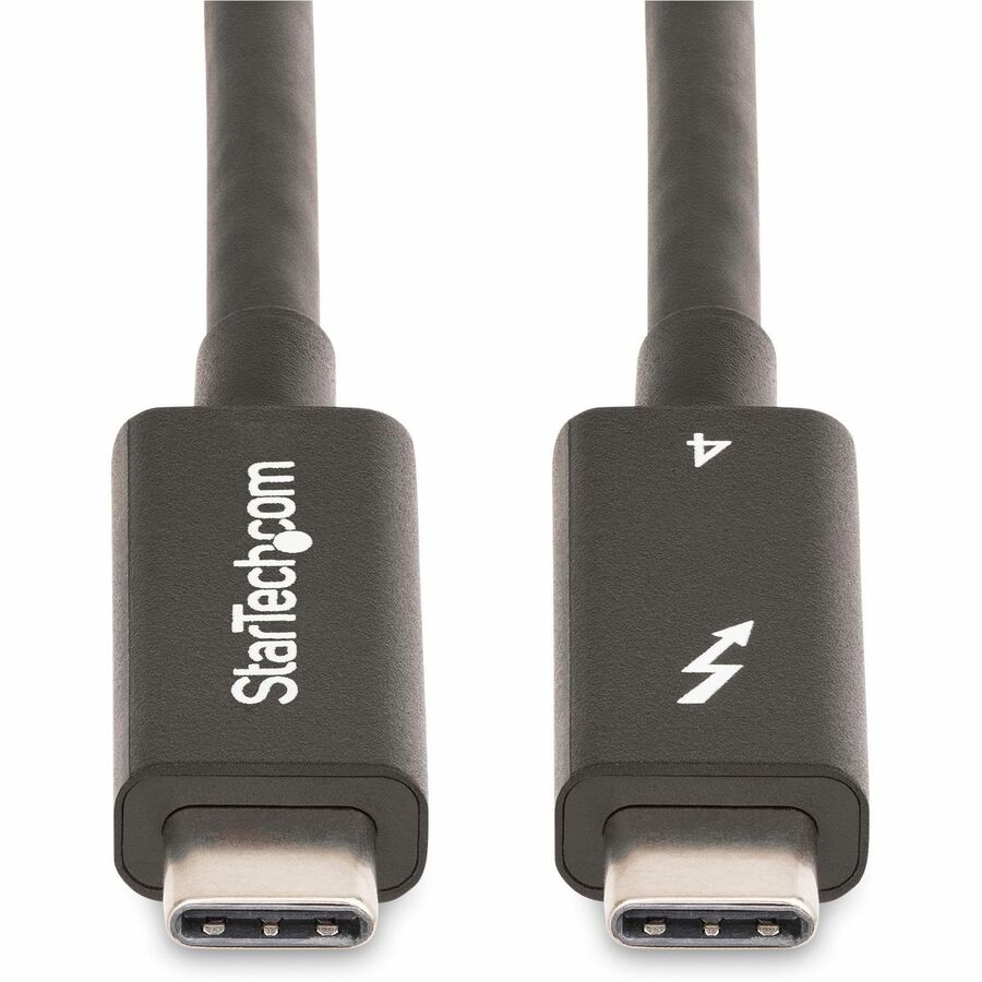 StarTech A40G2MBTB4CABLE 6ft (2m) Active Thunderbolt 4 Cable, 40Gbps - Black