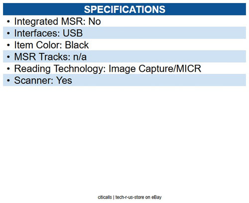 Epson A41CG59031 S9000 Teller Device - Scanner, 130, Single Pocket