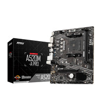 MSI A520MAPRO A520M-A PRO - Motherboard - micro ATX - Socket AM4 - AMD A520