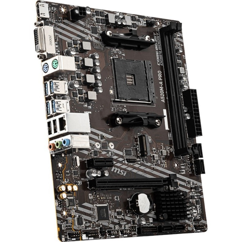 MSI A520MAPRO A520M-A PRO - Motherboard - micro ATX - Socket AM4 - AMD A520