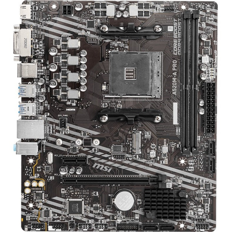 MSI A520MAPRO A520M-A PRO - Motherboard - micro ATX - Socket AM4 - AMD A520