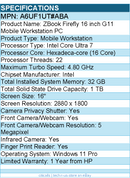 HP A6UF1UT#ABA ZBook Firefly G11 16" Mobile Workstation - Intel Core Ultra 7