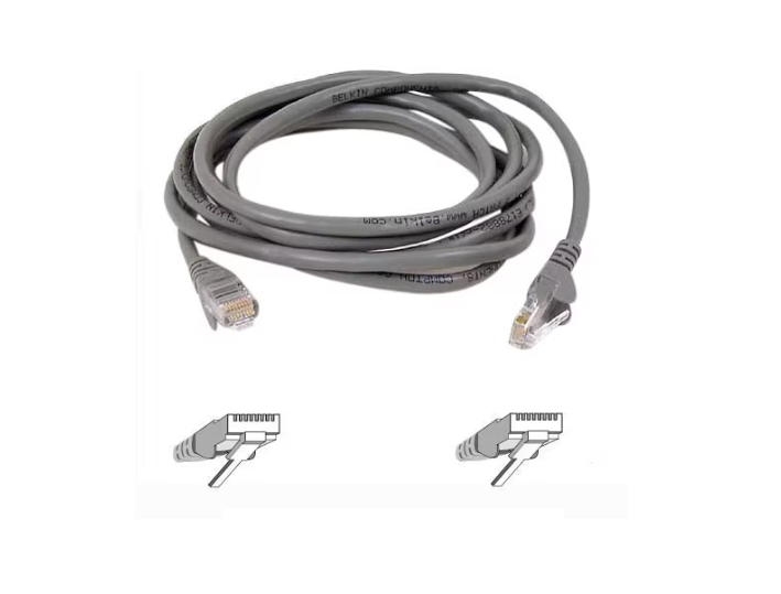 Belkin A7L504-1000 Cat5e Network Cable - 1000ft - Flame Retardant - Gray