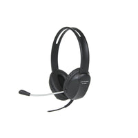 Cyber Acoustics AC-4000 Headset - Stereo - Mini-phone (3.5mm) - Over-the-head