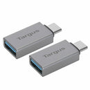 Targus ACA979GL USB-A to USB-C Adapter - 2 x USB 3.2 (Gen 1) Type C - Male