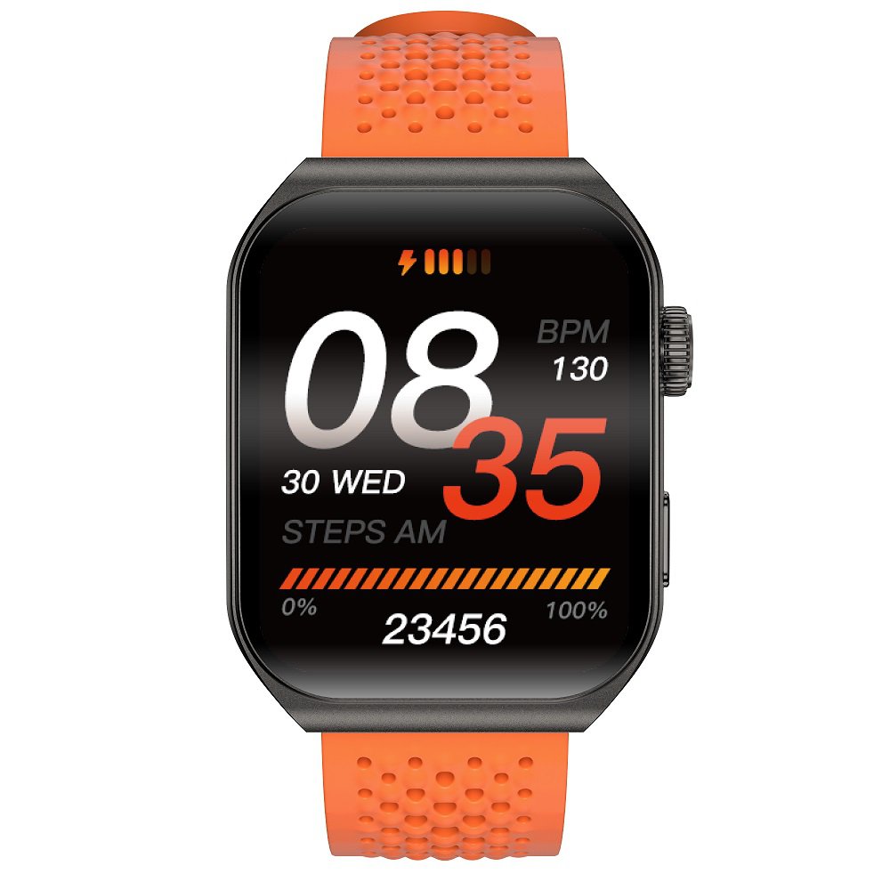Aurafit AM10B Curved AMOLED Health Sport BT Music Weather Timer Waterproof Watch