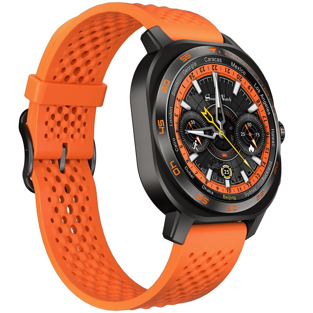 Aurafit AM32 AMOLED Business Health Sport Message BT Calling Weather Timer Watch