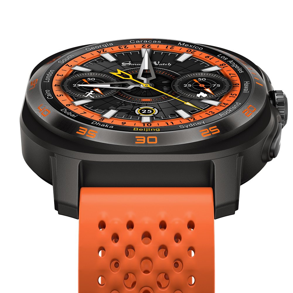 Aurafit AM32 AMOLED Business Health Sport Message BT Calling Weather Timer Watch