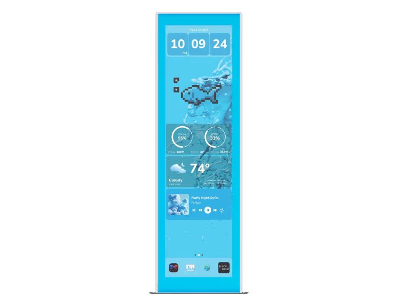 HYTE ACC-HYTE-LK-Y7TTI-BM Y70 touch infinite Display Upgrade Blueberry Milk