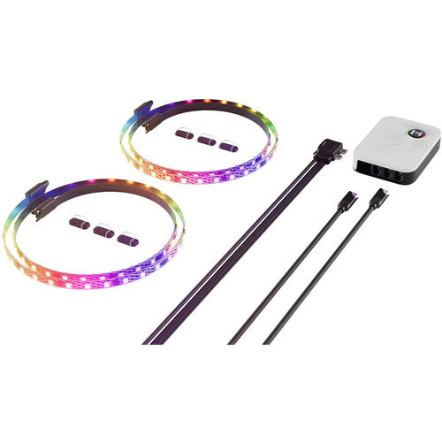HYTE ACC-HYTE-LS30-B-2NP LS30 ARGB Light Strips with NP50 Retail