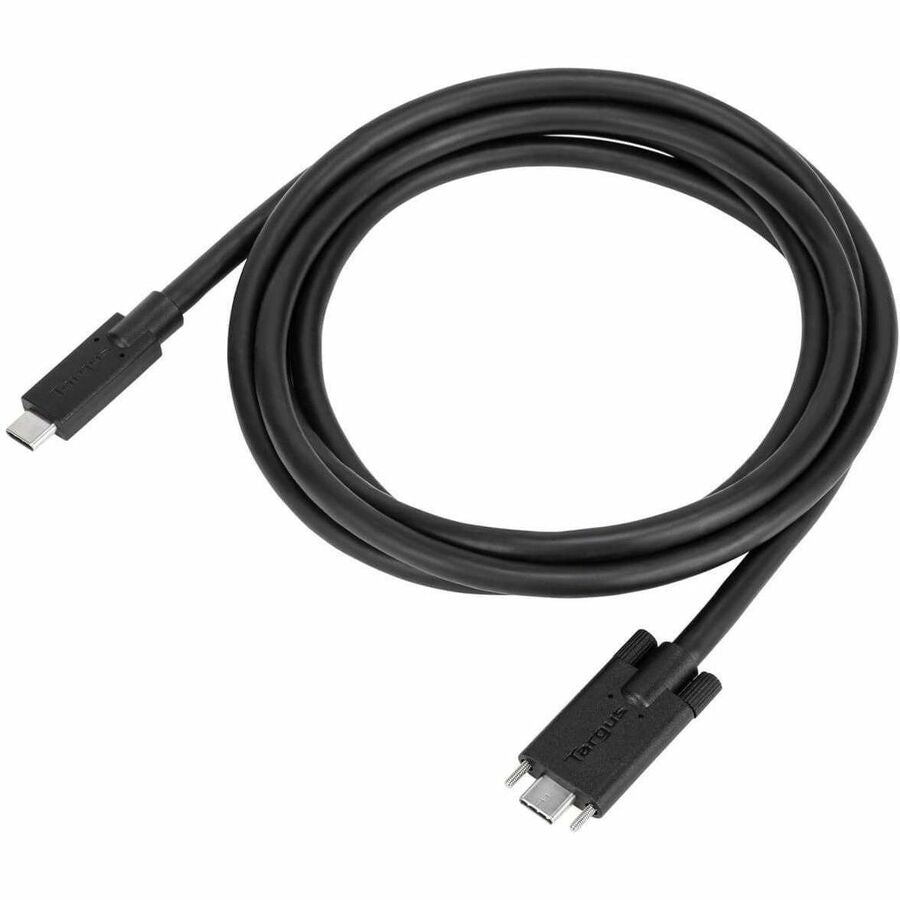 Targus ACC1122GLX 1.8 Metre USB-C Male to USB-C Male 10Gbps Screw-In Cable