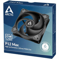 Arctic ACFAN00280A P12 Max Cooling Fan 4.72" 81cfm 3300rpm Fluid 4-Pin PWM Black