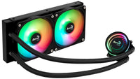 AeroCool ACLA-OA24117.11 Oasis L240 240mm ARGB CPU Liquid Cooler - Black