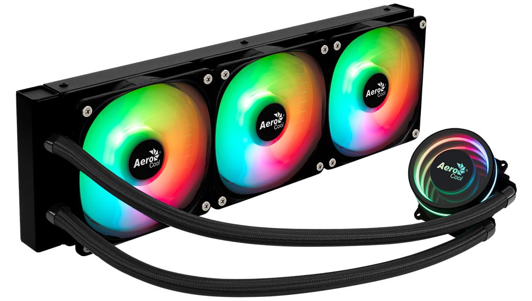 AeroCool ACLA-OA36117.11 Oasis L360 360mm ARGB CPU Liquid Cooler - Black