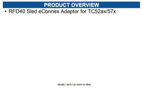 Zebra ADP-RFD40-TC5X-1E RFD40 Stan & Prem SLED eConnex for Adaptor TC52ax