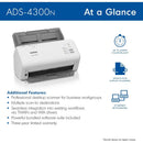 Brother Intl (Printers)ADS-4300N PROF DESKTOP SCANNER