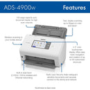 Brother ADS-4900W Professional Desktop Scanner - 48-bit Color - 60 ppm