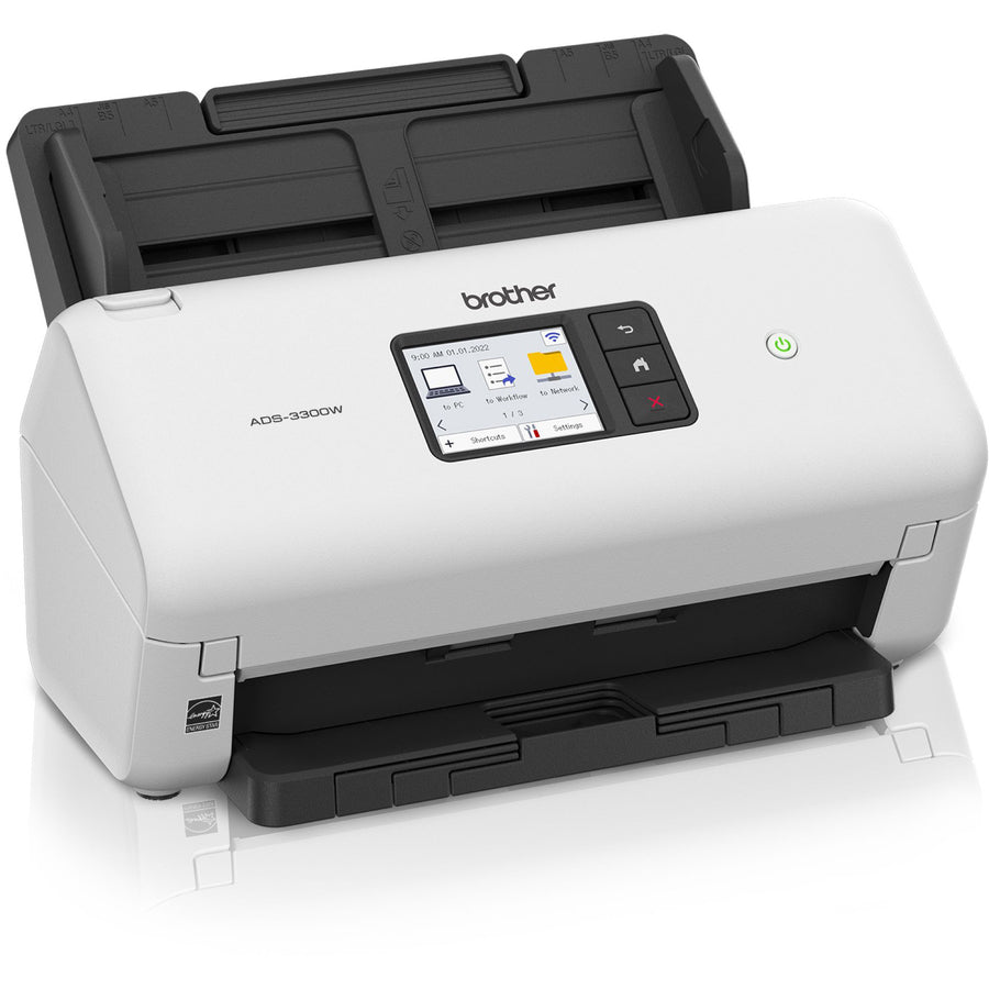 Brother ADS3300W Wireless High-Speed Desktop Scanner - 48-bit Color