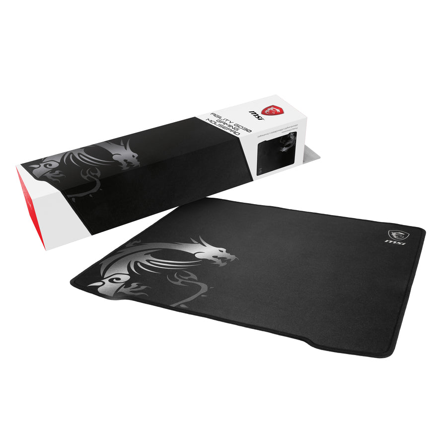 MSI AGILITY GD30 Gaming Mousepad - Anti-slip, Friction Resistant - Black