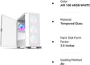 Montech AIR 100 ARGB (W) - Tower - mATX - windowed side panel (tempered glass)