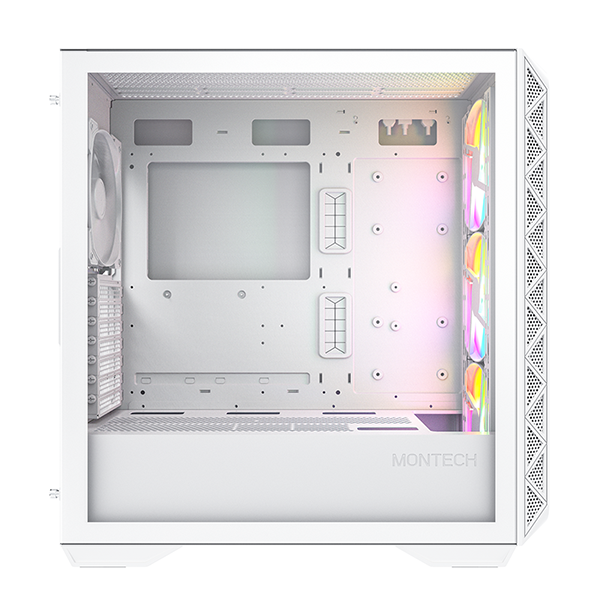 Montech AIR 903 MAX WHITE - Mid tower - extended ATX - windowed side panel