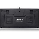Adesso AKB-110B EasyTouch Mini Keyboard - PS/2, USB - 87 Keys - Black