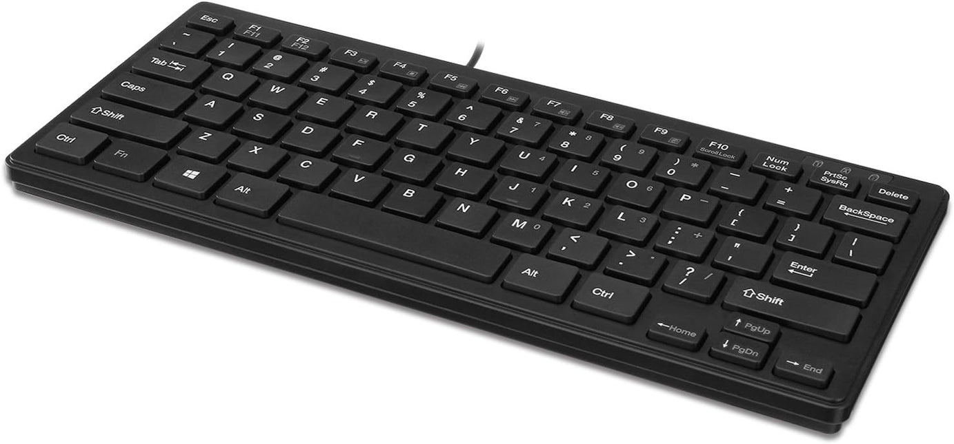 Adesso AKB-111UB SlimTouch Mini Keyboard - QWERTY Layout - USB - 78 Key(s)