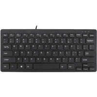 Adesso AKB-111UB SlimTouch Mini Keyboard - USB - 78 Key(s) - Black