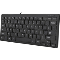 Adesso AKB-111UB SlimTouch Mini Keyboard - USB - 78 Key(s) - Black