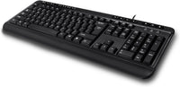 Adesso AKB-132HB Multimedia Desktop Keyboard with 3-Port USB Hub - 104 Key(s)