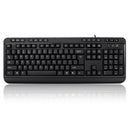 Adesso AKB-132HB Multimedia Desktop Keyboard with 3-Port USB Hub
