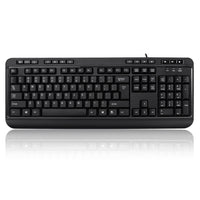 Adesso AKB-132HB Multimedia Desktop Keyboard with 3-Port USB Hub