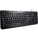 Adesso AKB-132PB AKB-132 Multimedia Desktop Keyboard - Black