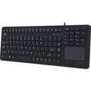Adesso AKB-270UB Antimicrobial Waterproof Touchpad Keyboard - Black