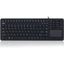 Adesso AKB-270UB Antimicrobial Waterproof Touchpad Keyboard - Black
