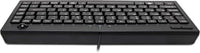 Adesso AKB-310UB Mini Trackball Keyboard - Quiet Keys - 87 Keys - USB - Black