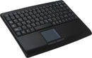 Adesso AKB-410UB Slim Touch Mini Keyboard with Built in Touchpad - USB - 88 Keys
