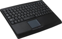 Adesso AKB-410UB Slim Touch Mini Keyboard with Built in Touchpad - USB - 88 Keys
