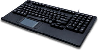 Adesso AKB-425UB 1U Rackmount Touchpad Keyboard - Cable - USB  - 104 Key(s)