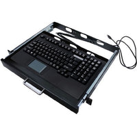 Adesso AKB-425UB-MRP Touchpad Keyboard with Rackmount - USB - 104 Key(s)