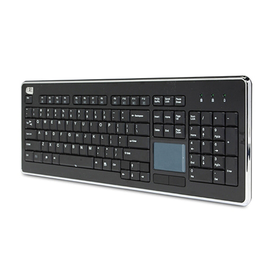 Adesso AKB-440UB SofTouch Desktop Touchpad Keyboard - USB - 104 Keys