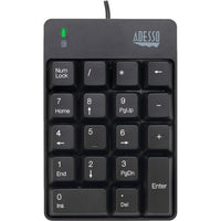 Adesso AKB-601UB USB 18-Key Numeric Keypad - Cable Connectivity - 18 Key(s)
