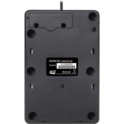 Adesso AKB-601UB USB 18-Key Numeric Keypad - Cable Connectivity - 18 Key(s)