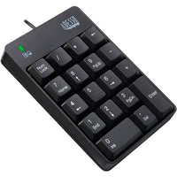 Adesso AKB-601UB USB 18-Key Numeric Keypad - Cable Connectivity - 18 Key(s)