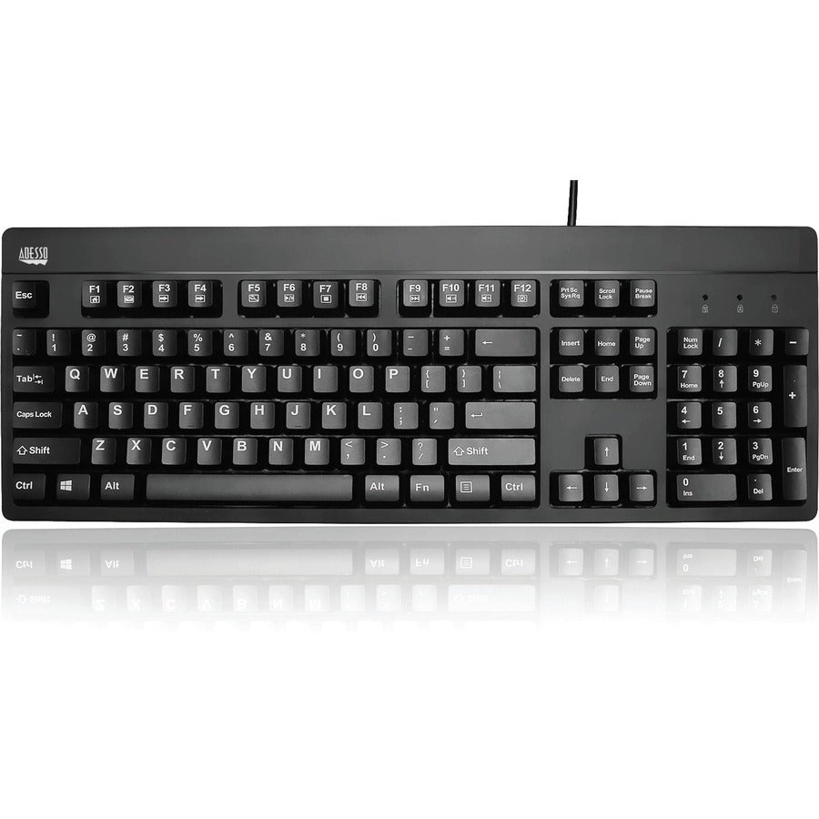 Adesso AKB-630UB EasyTouch 630UB - Antimicrobial Waterproof Keyboard