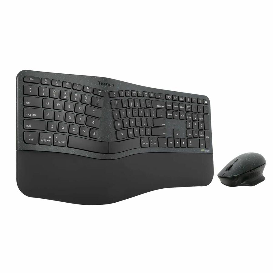 Targus AKM624USZ EcoSmart Ergonomic Keyboard and ErgoFlip Mouse Combo