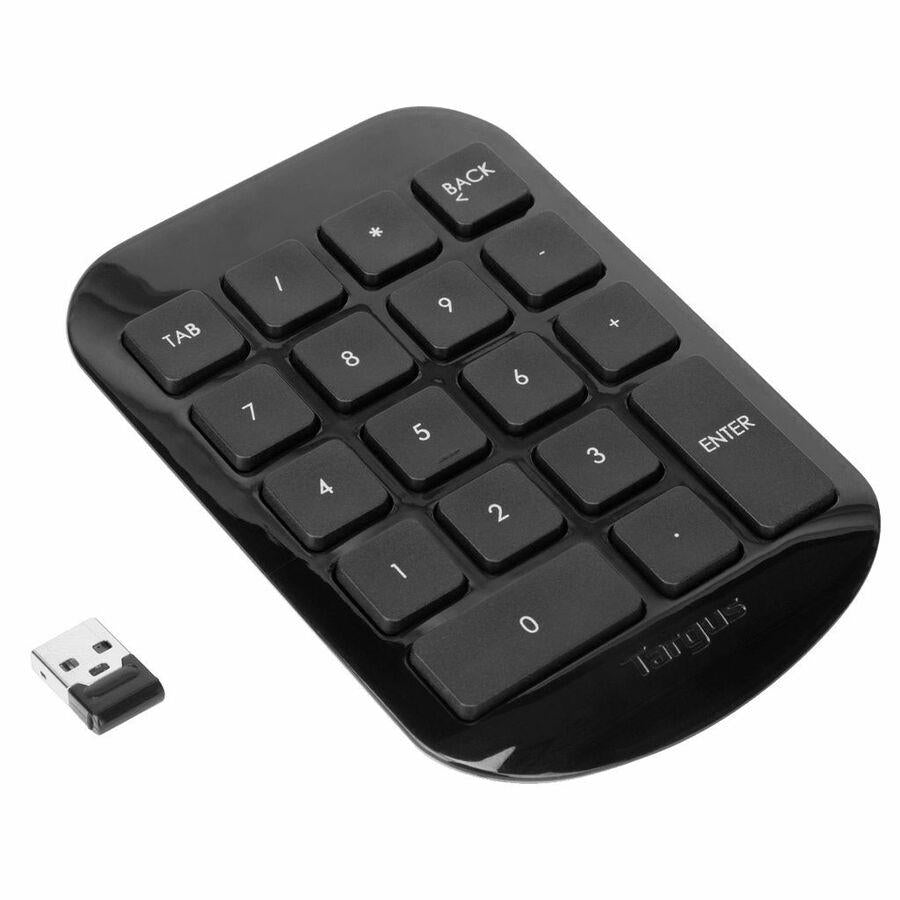 Targus AKP11US Wireless Numeric Keypad - USB - Black, Gray