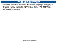 Altronix AL1012ULACM Proprietary Power Supply Wall Mount - 120 V AC Input - 12 V