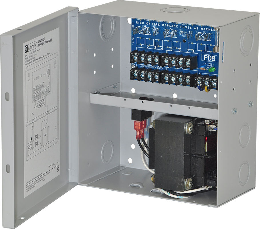 Altronix AL168175CB Power Supply, PTC Outputs, 16VAC at 10A, BC100M Enclosure