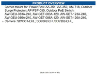 Vivotek AM-414_V01 Corner Mount